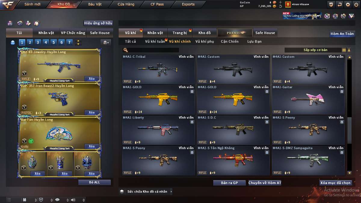 shop acc cf uy tin gia re